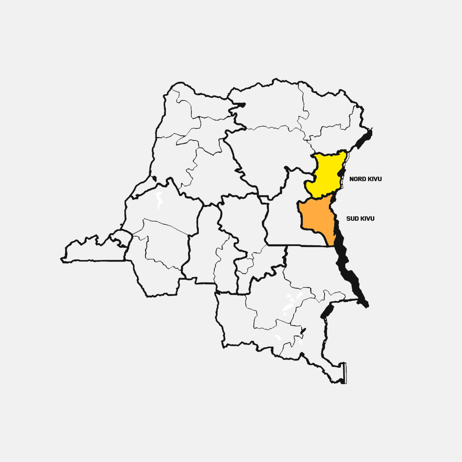 Carte des zones d'intervention