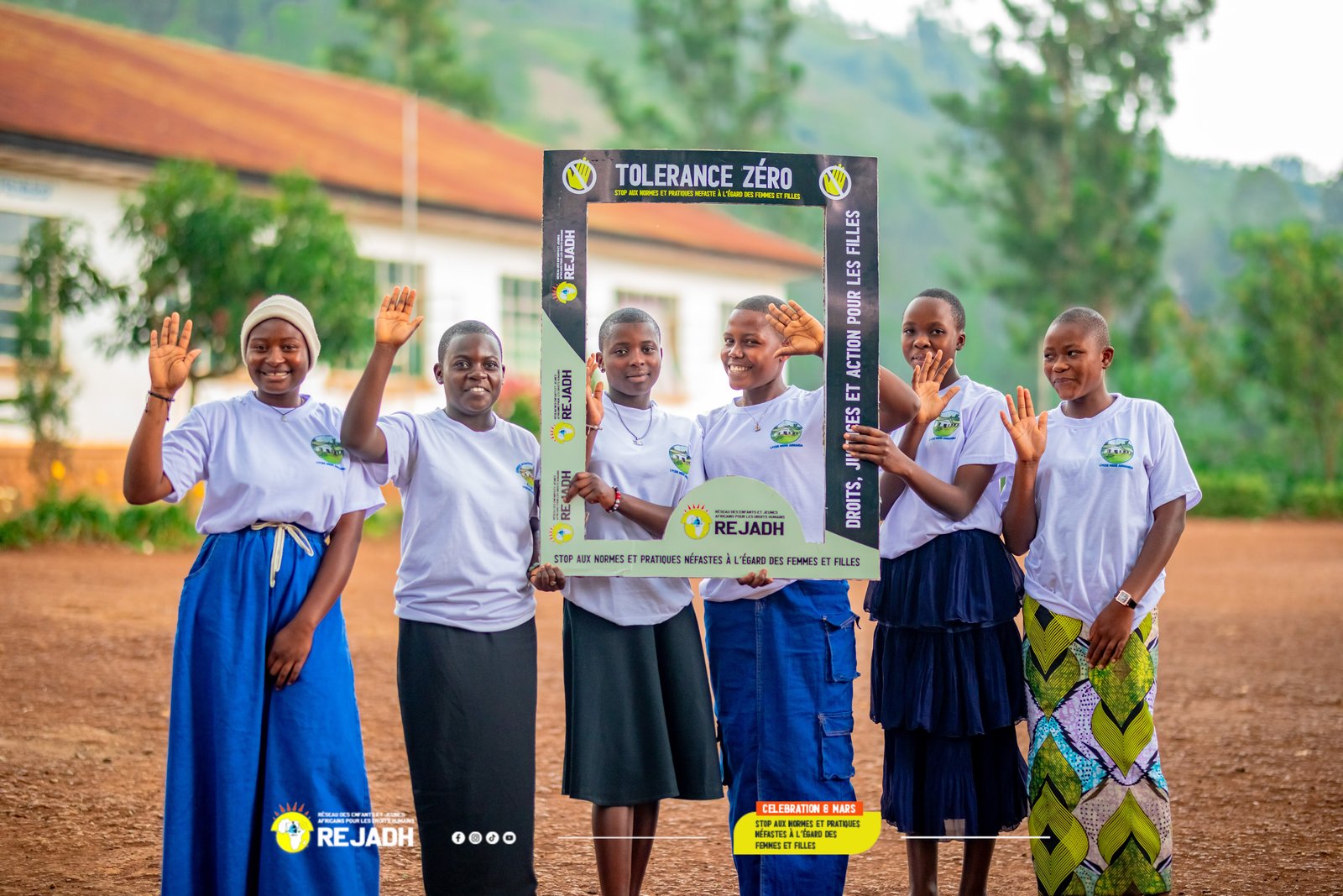 Plus de 500 élèves mobilisés pour les droits des femmes au Lycée Mère Armanda et EP MPUNGWE